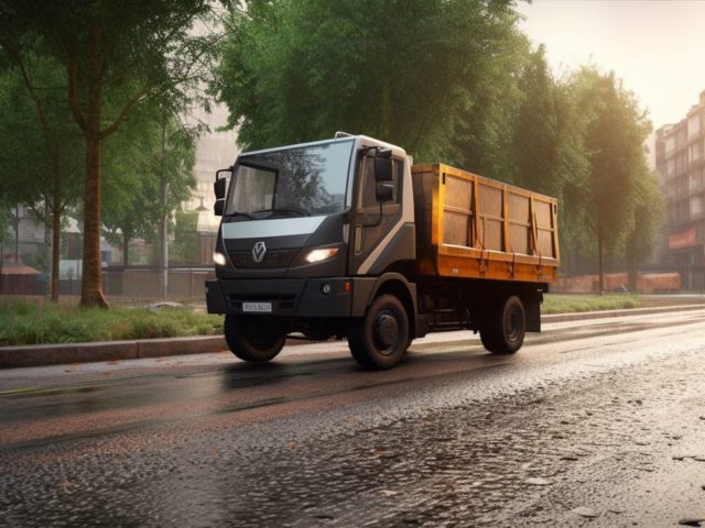 Camion benne électrique