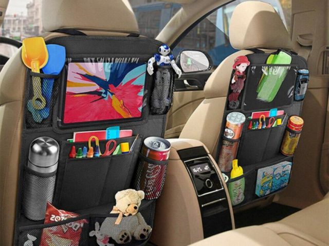 rangement de voiture pour les vacances